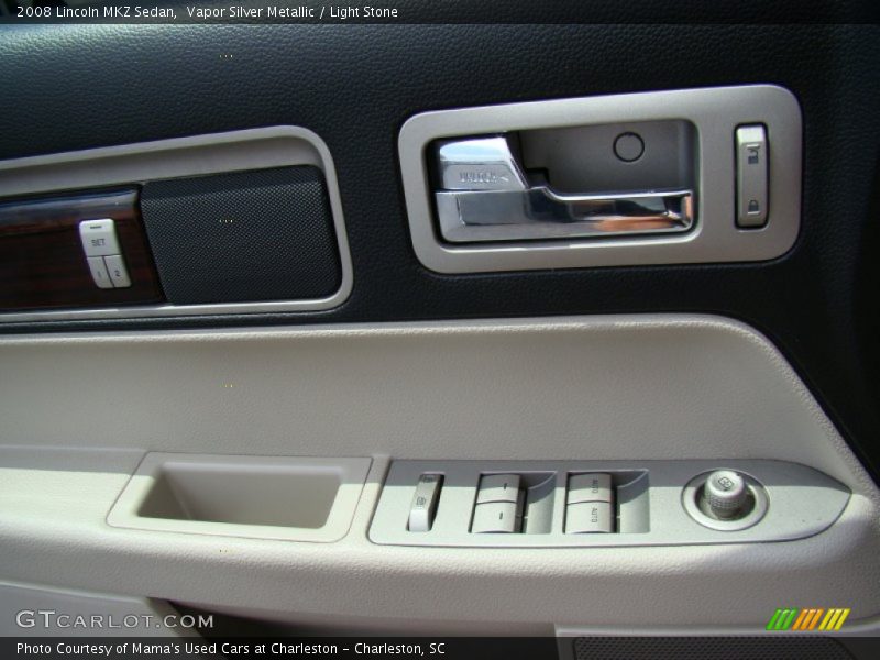 Vapor Silver Metallic / Light Stone 2008 Lincoln MKZ Sedan