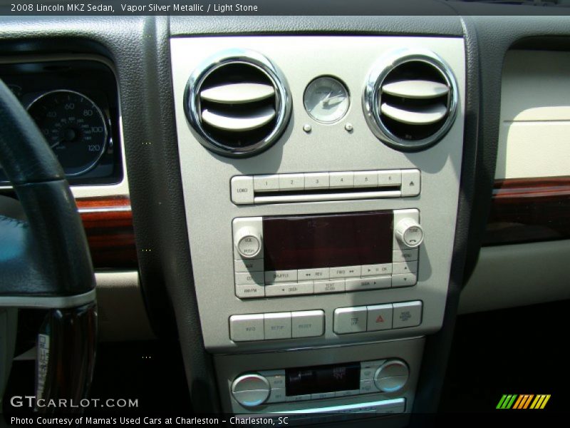 Vapor Silver Metallic / Light Stone 2008 Lincoln MKZ Sedan