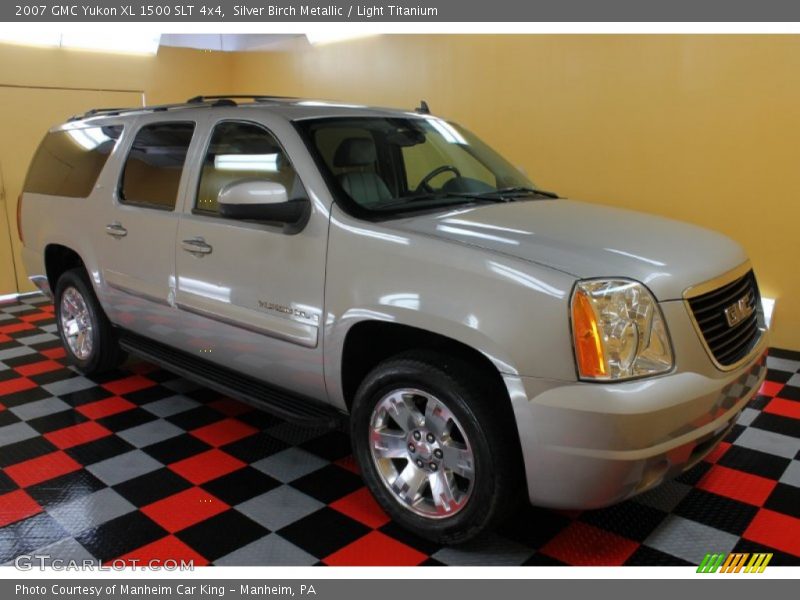Silver Birch Metallic / Light Titanium 2007 GMC Yukon XL 1500 SLT 4x4