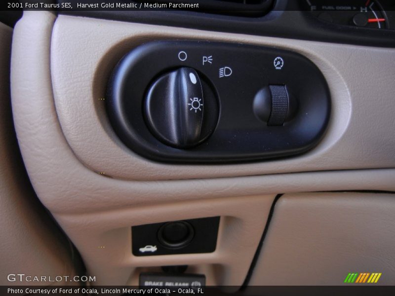 Controls of 2001 Taurus SES