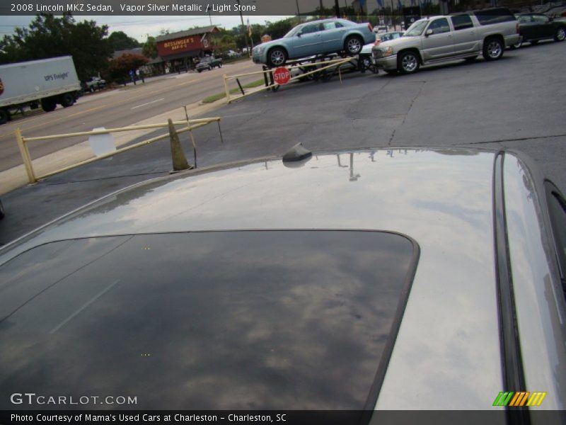 Vapor Silver Metallic / Light Stone 2008 Lincoln MKZ Sedan