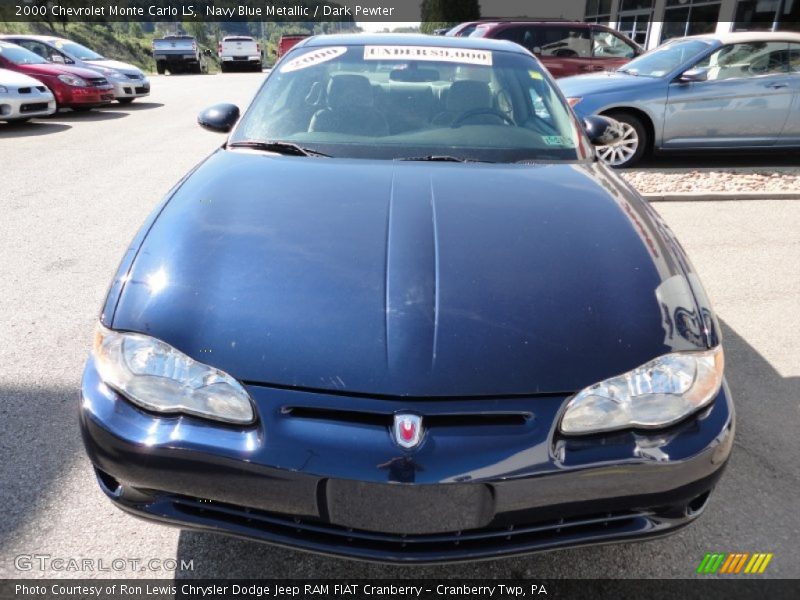 Navy Blue Metallic / Dark Pewter 2000 Chevrolet Monte Carlo LS