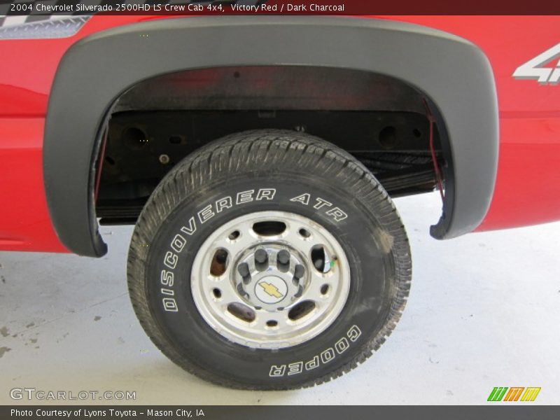 Victory Red / Dark Charcoal 2004 Chevrolet Silverado 2500HD LS Crew Cab 4x4