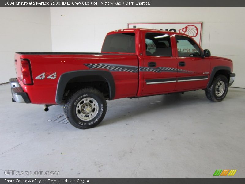 Victory Red / Dark Charcoal 2004 Chevrolet Silverado 2500HD LS Crew Cab 4x4
