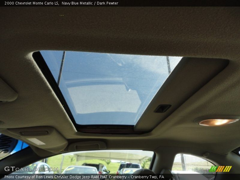 Navy Blue Metallic / Dark Pewter 2000 Chevrolet Monte Carlo LS