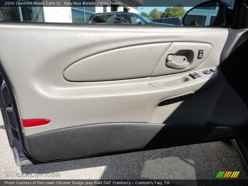 Navy Blue Metallic / Dark Pewter 2000 Chevrolet Monte Carlo LS