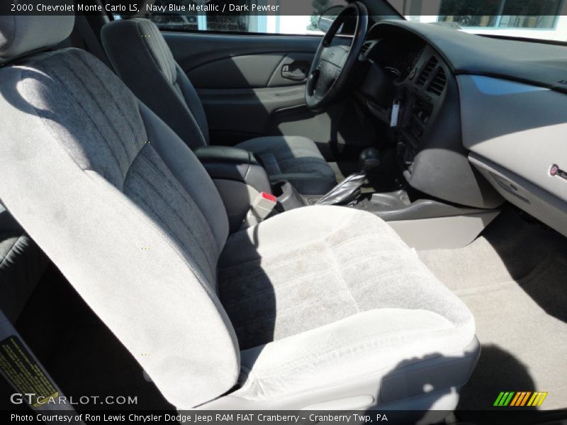 Navy Blue Metallic / Dark Pewter 2000 Chevrolet Monte Carlo LS