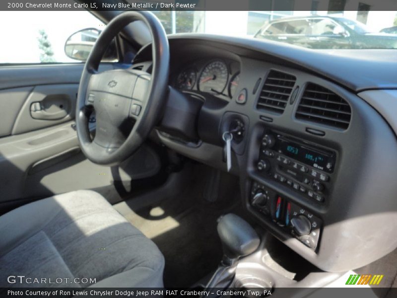 Navy Blue Metallic / Dark Pewter 2000 Chevrolet Monte Carlo LS