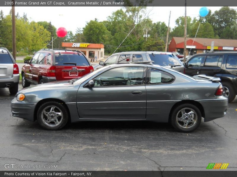 Graystone Metallic / Dark Pewter 2005 Pontiac Grand Am GT Coupe