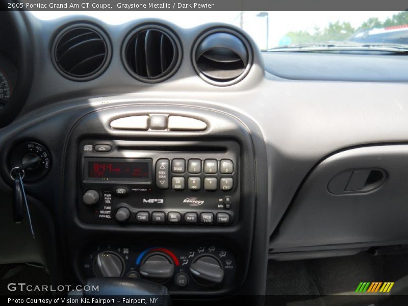 Graystone Metallic / Dark Pewter 2005 Pontiac Grand Am GT Coupe