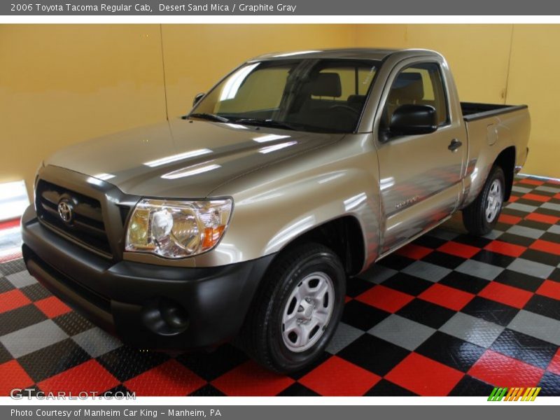 Desert Sand Mica / Graphite Gray 2006 Toyota Tacoma Regular Cab