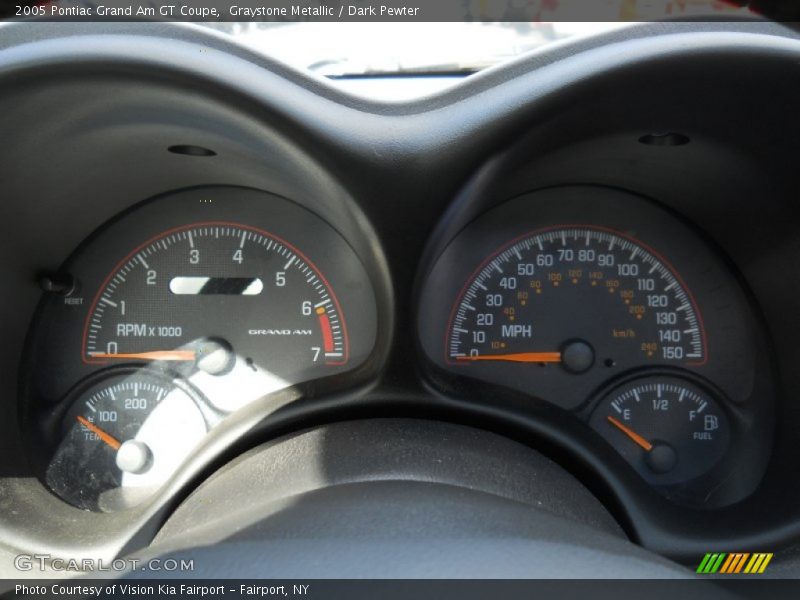  2005 Grand Am GT Coupe GT Coupe Gauges