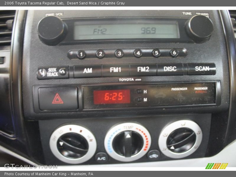 Desert Sand Mica / Graphite Gray 2006 Toyota Tacoma Regular Cab