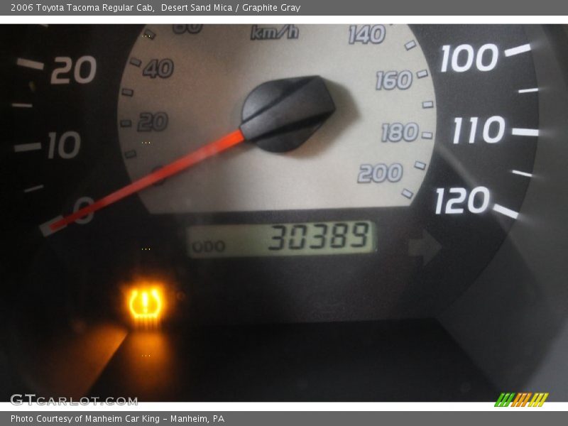 Desert Sand Mica / Graphite Gray 2006 Toyota Tacoma Regular Cab