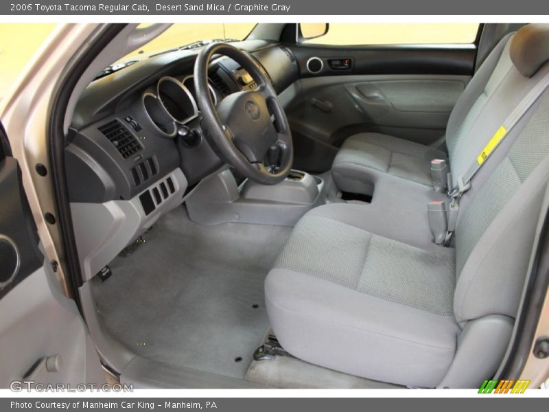 Desert Sand Mica / Graphite Gray 2006 Toyota Tacoma Regular Cab