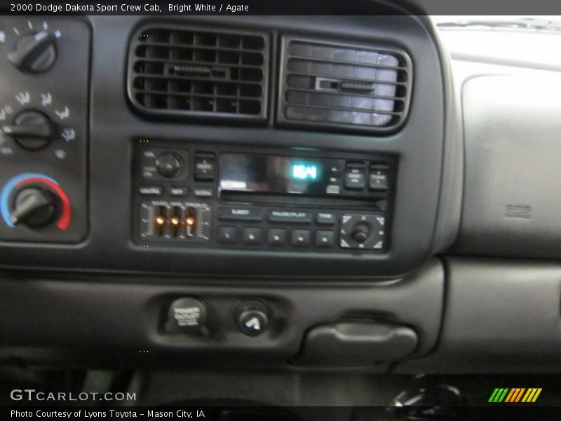 Bright White / Agate 2000 Dodge Dakota Sport Crew Cab