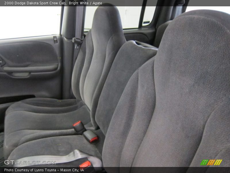 Bright White / Agate 2000 Dodge Dakota Sport Crew Cab