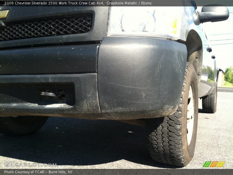 Graystone Metallic / Ebony 2008 Chevrolet Silverado 1500 Work Truck Crew Cab 4x4