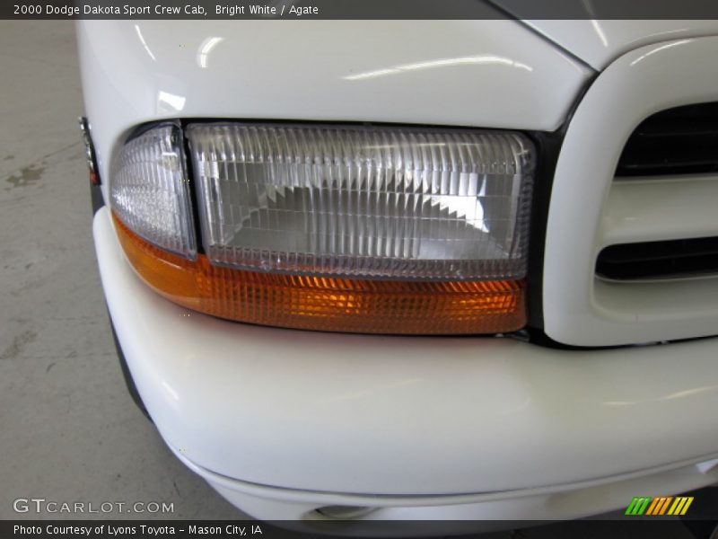 Bright White / Agate 2000 Dodge Dakota Sport Crew Cab