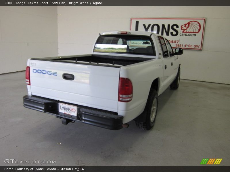 Bright White / Agate 2000 Dodge Dakota Sport Crew Cab
