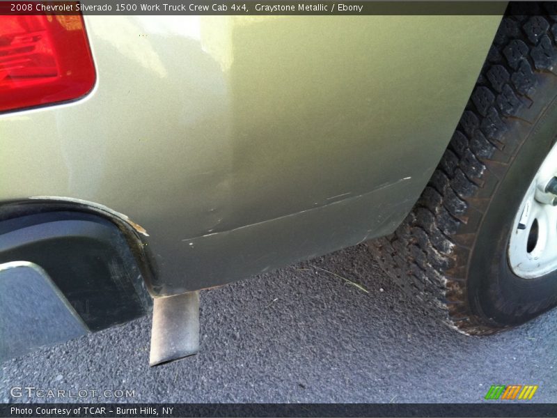 Graystone Metallic / Ebony 2008 Chevrolet Silverado 1500 Work Truck Crew Cab 4x4
