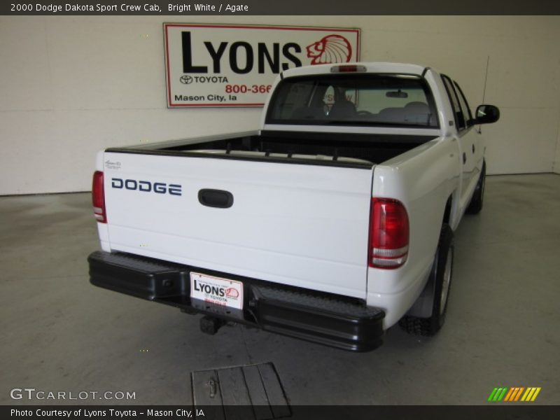 Bright White / Agate 2000 Dodge Dakota Sport Crew Cab