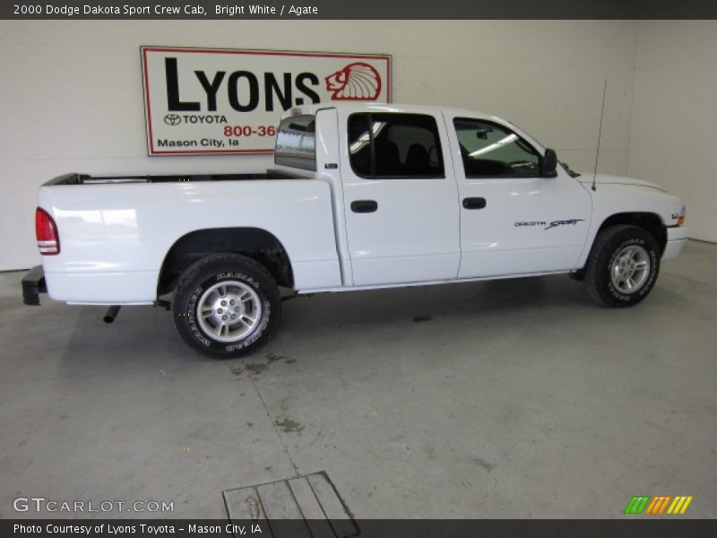 Bright White / Agate 2000 Dodge Dakota Sport Crew Cab