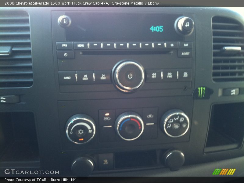 Graystone Metallic / Ebony 2008 Chevrolet Silverado 1500 Work Truck Crew Cab 4x4