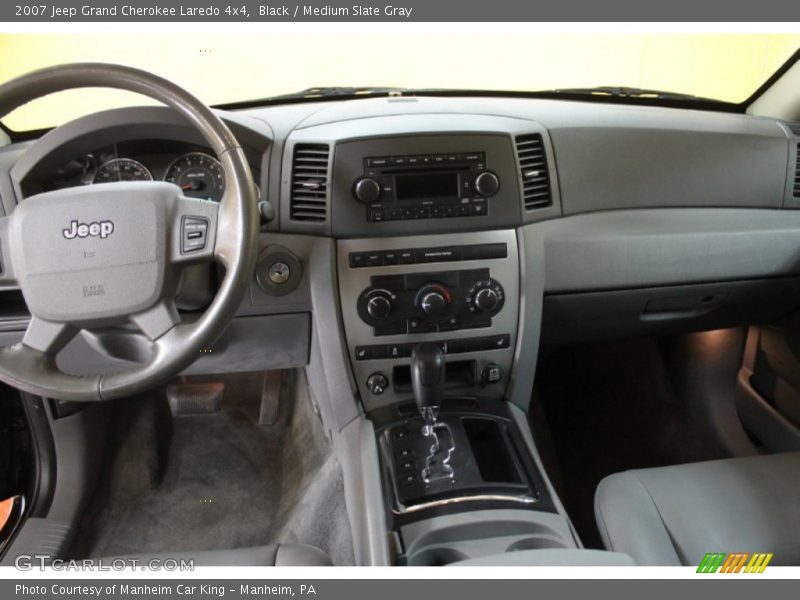Black / Medium Slate Gray 2007 Jeep Grand Cherokee Laredo 4x4