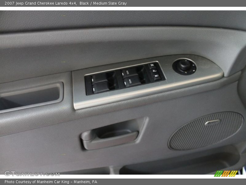 Black / Medium Slate Gray 2007 Jeep Grand Cherokee Laredo 4x4