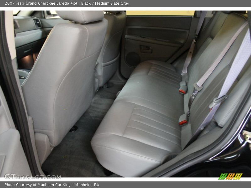 Black / Medium Slate Gray 2007 Jeep Grand Cherokee Laredo 4x4