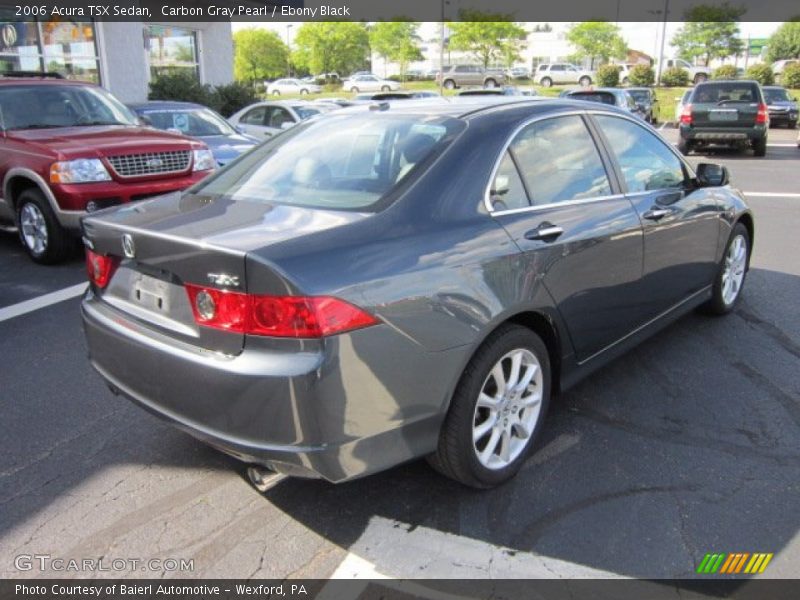 Carbon Gray Pearl / Ebony Black 2006 Acura TSX Sedan