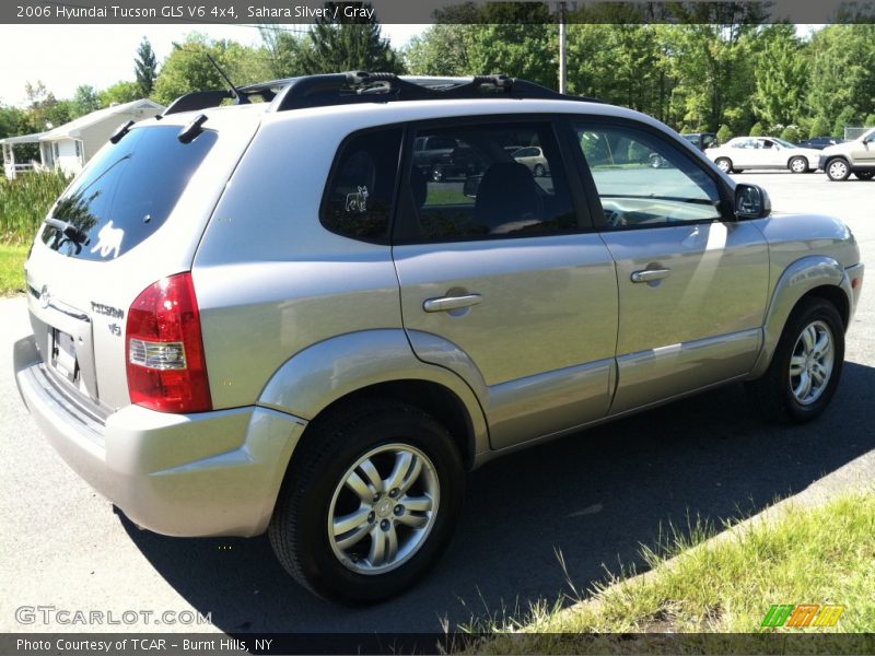 Sahara Silver / Gray 2006 Hyundai Tucson GLS V6 4x4