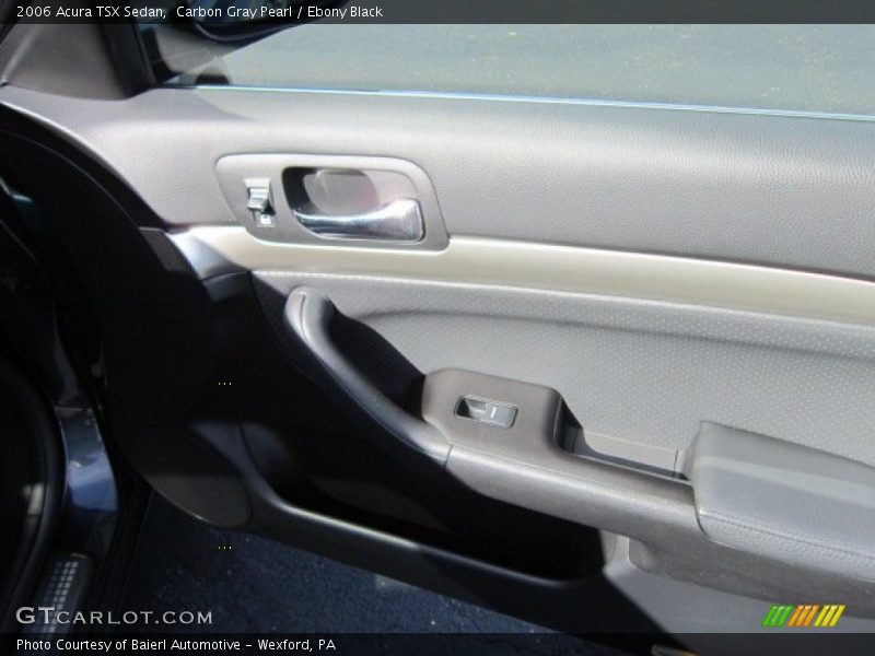 Carbon Gray Pearl / Ebony Black 2006 Acura TSX Sedan