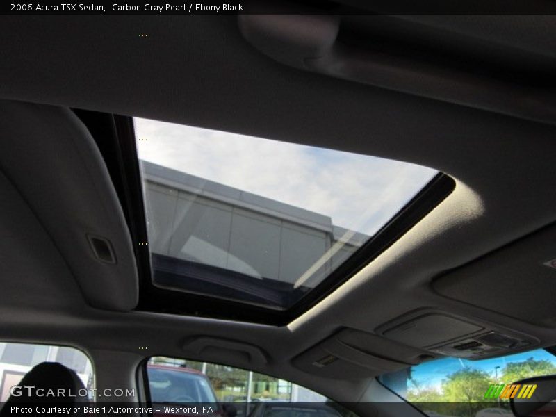Carbon Gray Pearl / Ebony Black 2006 Acura TSX Sedan