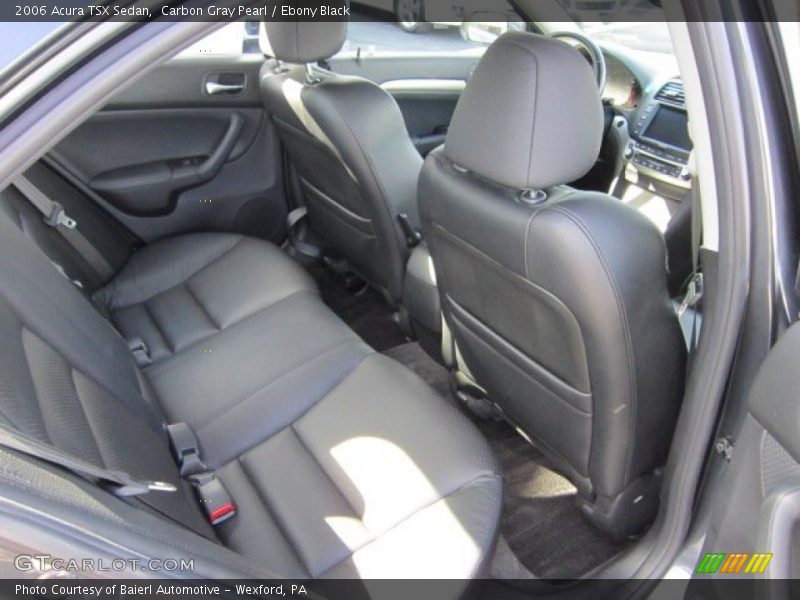 Carbon Gray Pearl / Ebony Black 2006 Acura TSX Sedan