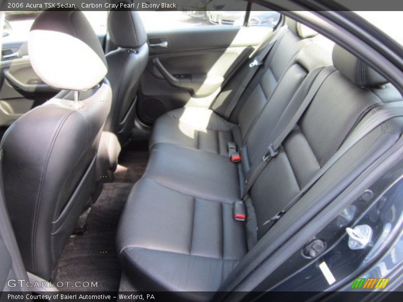 Carbon Gray Pearl / Ebony Black 2006 Acura TSX Sedan