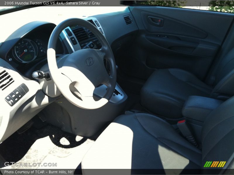 Sahara Silver / Gray 2006 Hyundai Tucson GLS V6 4x4