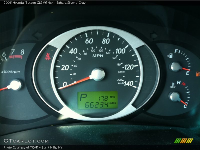 Sahara Silver / Gray 2006 Hyundai Tucson GLS V6 4x4
