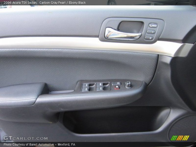 Carbon Gray Pearl / Ebony Black 2006 Acura TSX Sedan