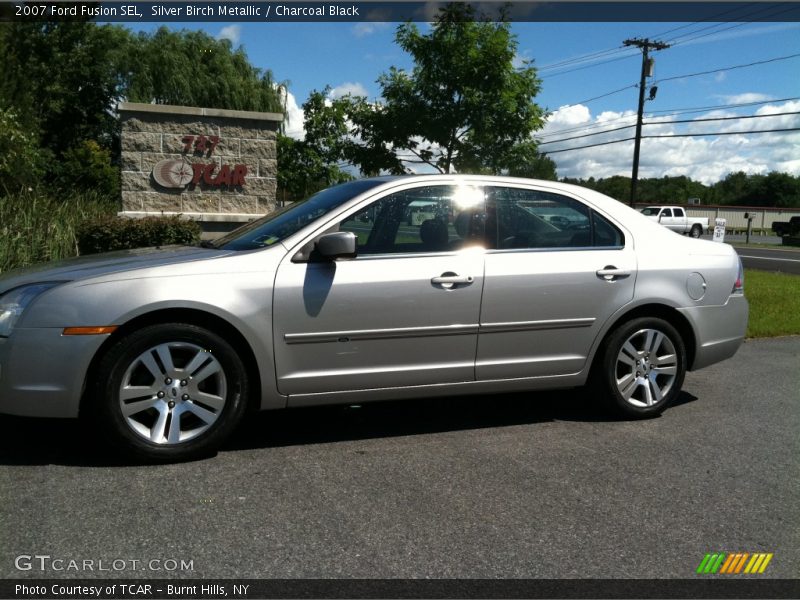Silver Birch Metallic / Charcoal Black 2007 Ford Fusion SEL
