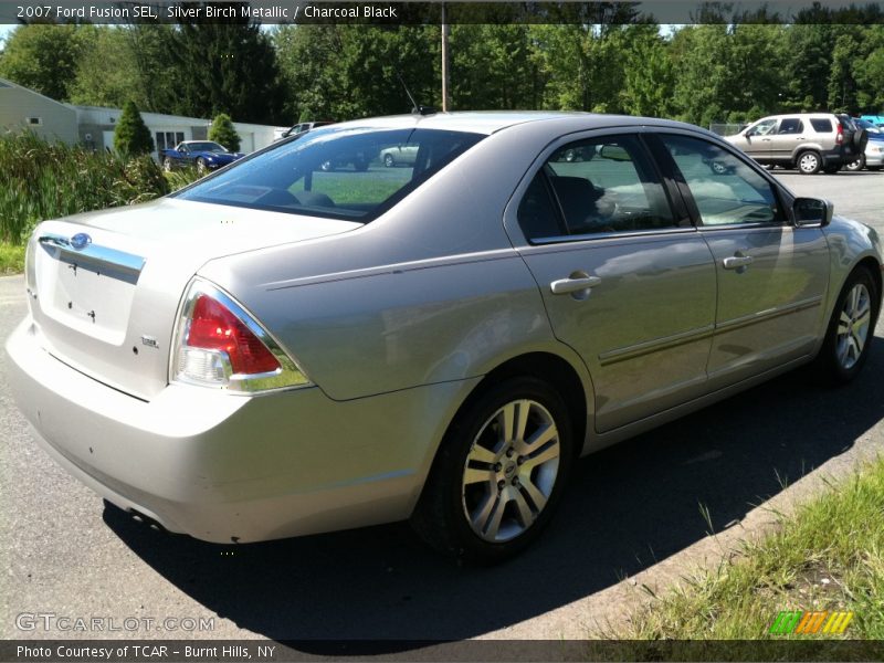 Silver Birch Metallic / Charcoal Black 2007 Ford Fusion SEL