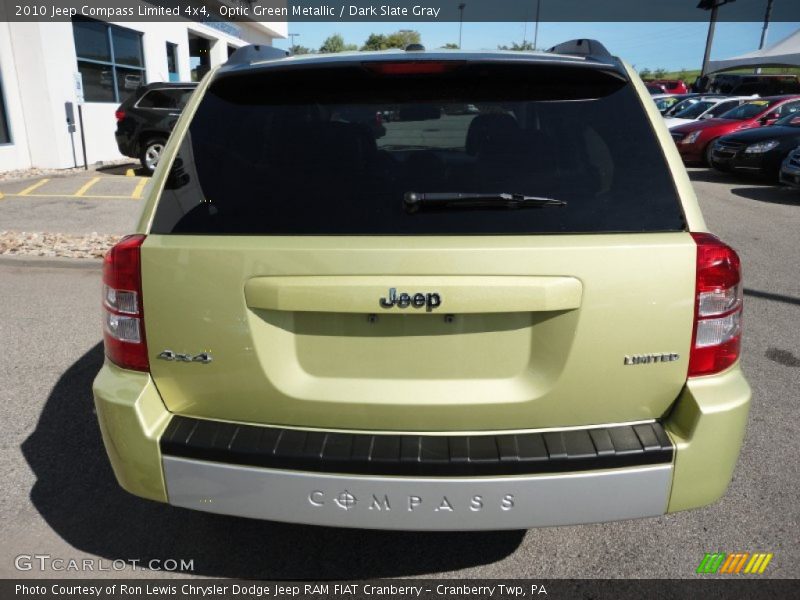 Optic Green Metallic / Dark Slate Gray 2010 Jeep Compass Limited 4x4