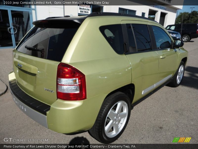 Optic Green Metallic / Dark Slate Gray 2010 Jeep Compass Limited 4x4