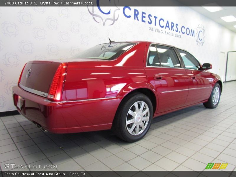 Crystal Red / Cashmere/Cocoa 2008 Cadillac DTS