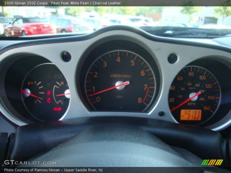 Pikes Peak White Pearl / Charcoal Leather 2006 Nissan 350Z Coupe