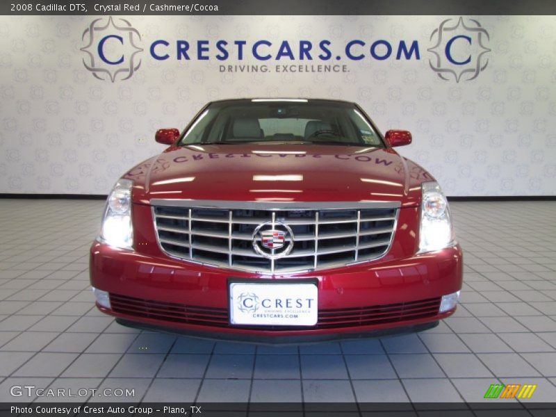 Crystal Red / Cashmere/Cocoa 2008 Cadillac DTS