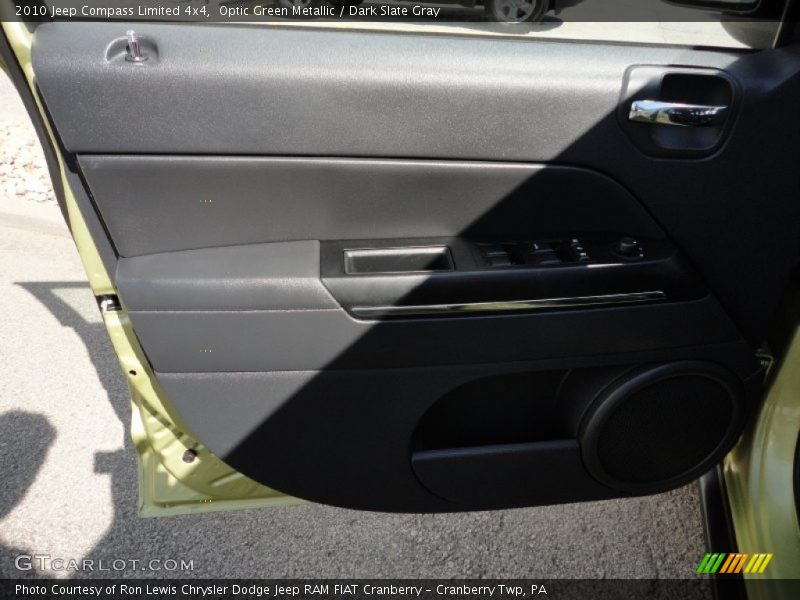 Optic Green Metallic / Dark Slate Gray 2010 Jeep Compass Limited 4x4