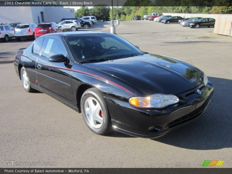 Black / Ebony Black 2001 Chevrolet Monte Carlo SS