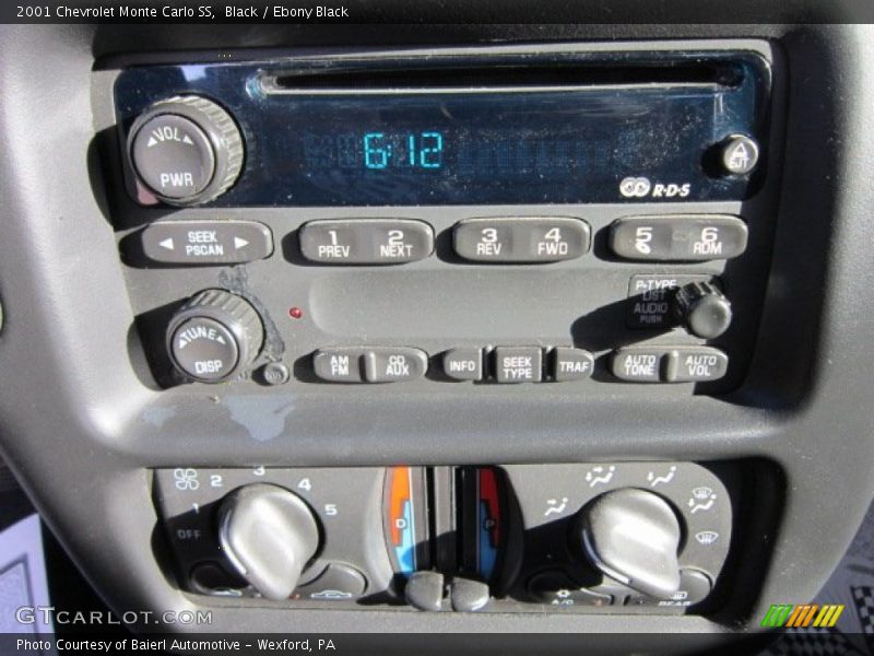 Black / Ebony Black 2001 Chevrolet Monte Carlo SS